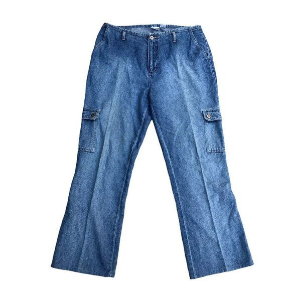 Xhilaration Denim - VTG 90s XHILARATION Straight Leg Jeans Women's 13 Loose Retro Fit Denim Blue​​​​
